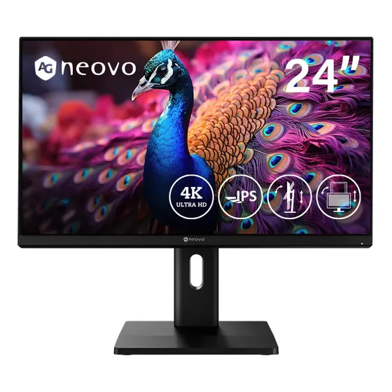 Monitor Ag Neovo Em2451 De 24 Pulgadas 4k Uhd Con Panel Ips,