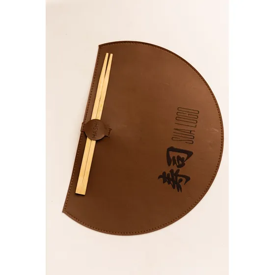 06 Jogo Americano Japonês Com Porta Hashi Personalizado