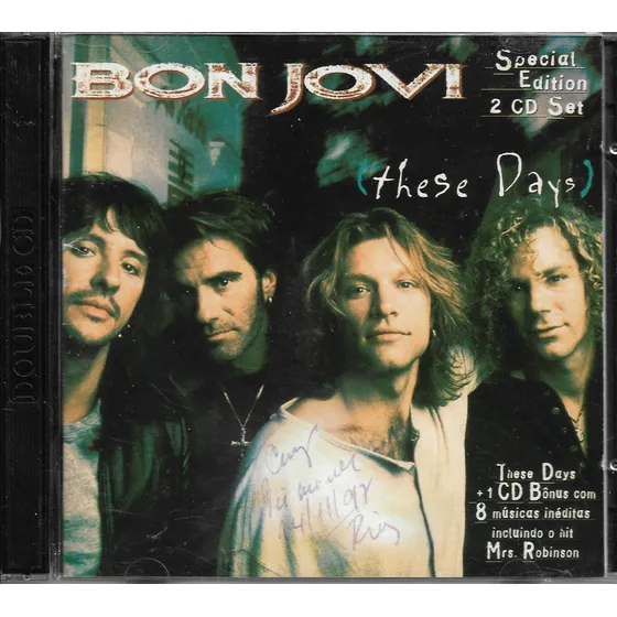 Cd - Bon Jovi - These Days - Duplo - Usado