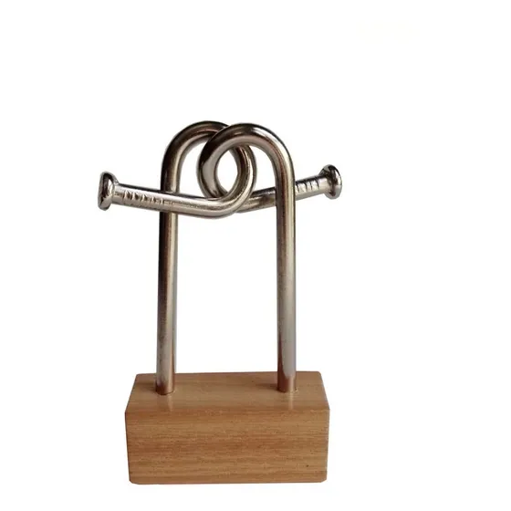Juego De Ingenio Clavo Rulo Puzzle Metal Pensamiento Lateral