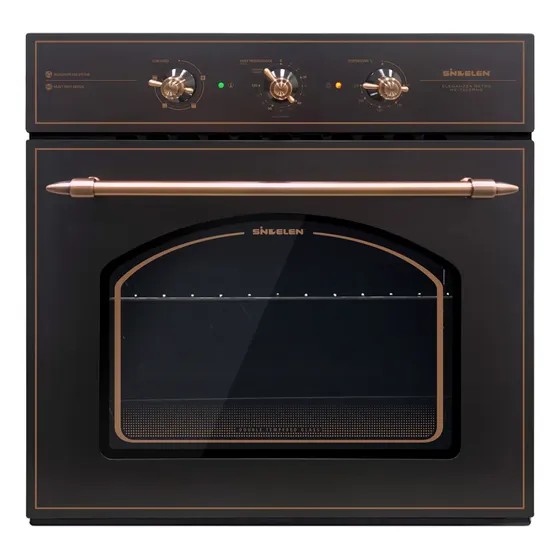 Horno empotrable eléctrico Sindelen 7000 HE-7220RNG 57L negro