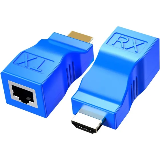Extensor Hdmi A Hdmi Por Utp Cat6 Hasta 30m 4k Full Hd Acme 