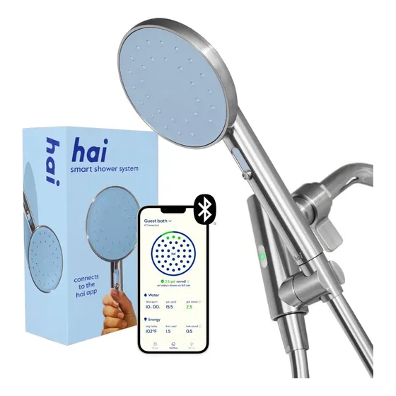 Ducha Inteligente Hai Acero Inoxid Spa Ahorro De Agua Usa