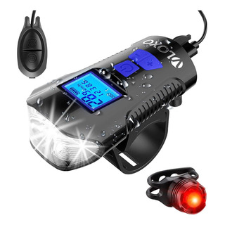 Velóómetros Para Bicicletas Vloxo Con Luz De Bicicleta Led, Velóómetros Para Bicicletas Vloxo Con Luz De Bicicleta Led,
