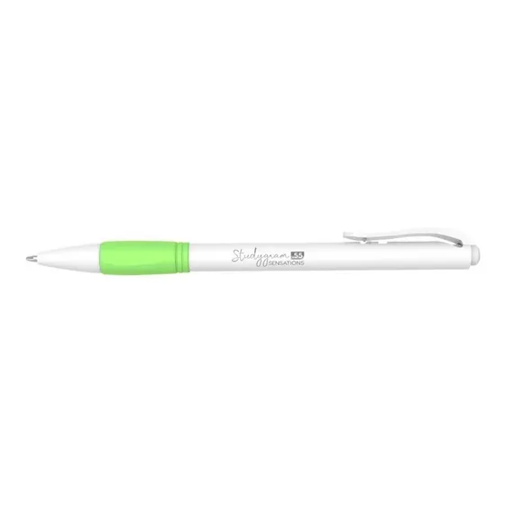 Caneta Esf. Clic Grip Sensations 0,55m Verde Claro Newpen