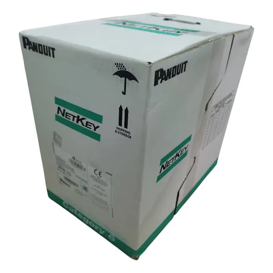 Bobina Utp Cat6 305mts 100% Cobre Panduit Netkey Azul