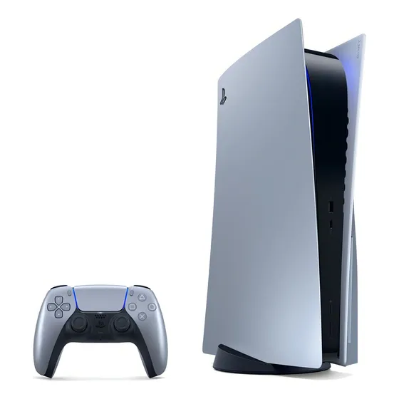 PlayStation CFI-ZCS2W08Y capa carcasa consola Ps5 standard color Sterling Silver