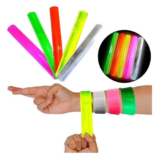 30 Pulsera Magica Fluo Cotillon Carioca Combo Fluo