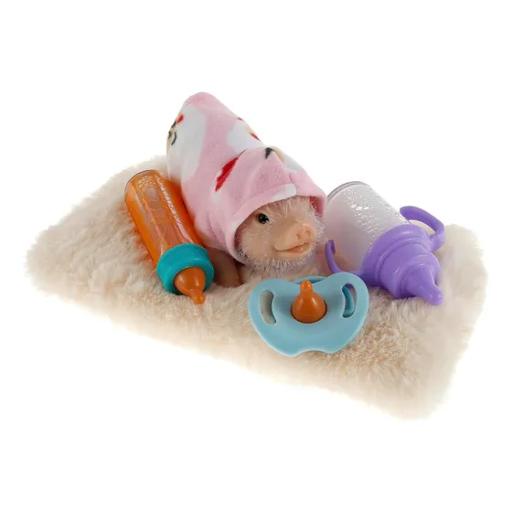 Mini Piggy Doll, Muñeca De Silicona, Estilo D