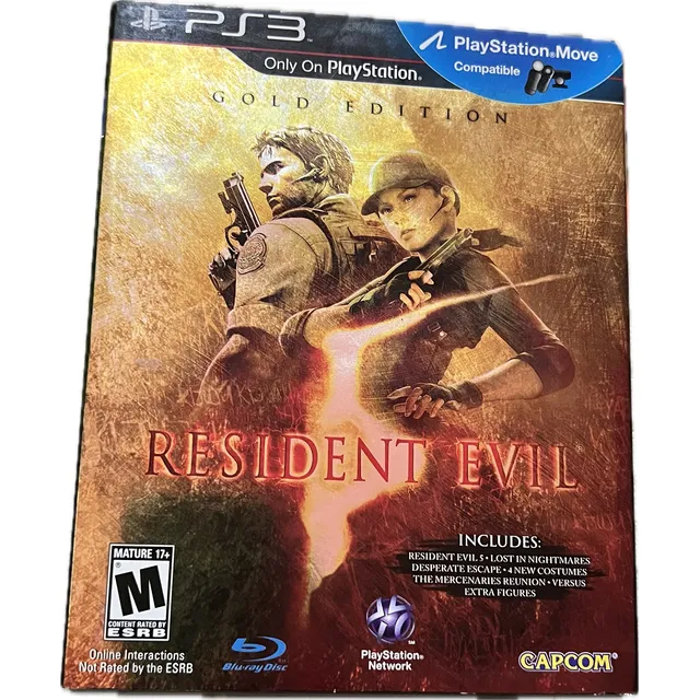 Resident Evil 5   Gold Edition Ps3 Edicion Caratula Brillant