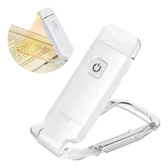 Luminária Luz Led Leitor Prendedor Clips Para Leitura Usb
