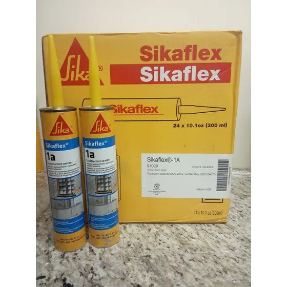 Sellador De Poliuretano Sikaflex 1a Cart 300 Ml Color Gris 