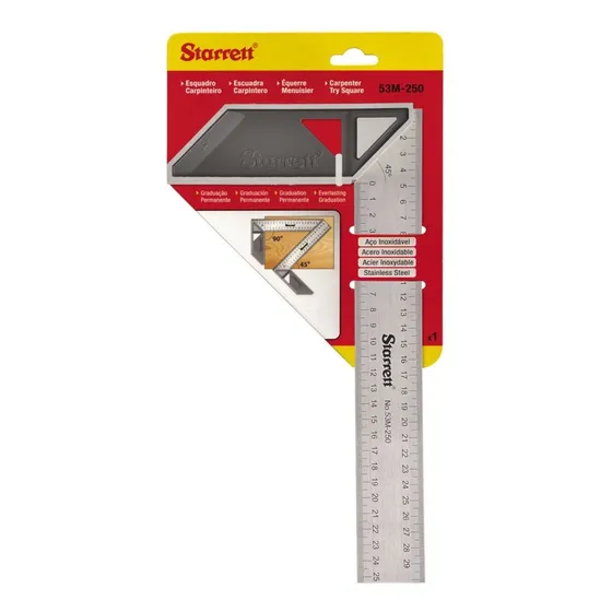 Escuadra Carpintera 250mm Starrett 