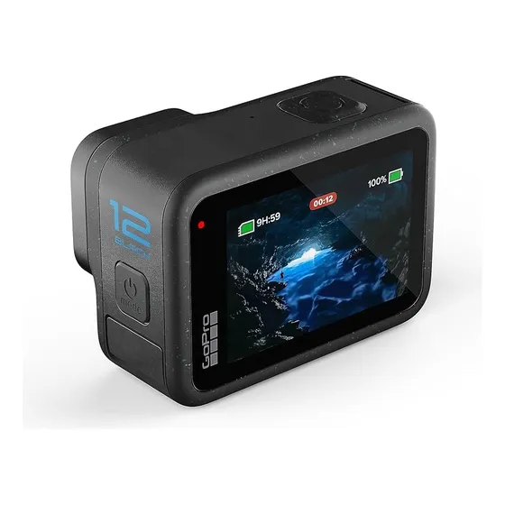 Câmera Gopro Hero 12 Black 27mp 5,3k A Prova D'água Até 10me Preto