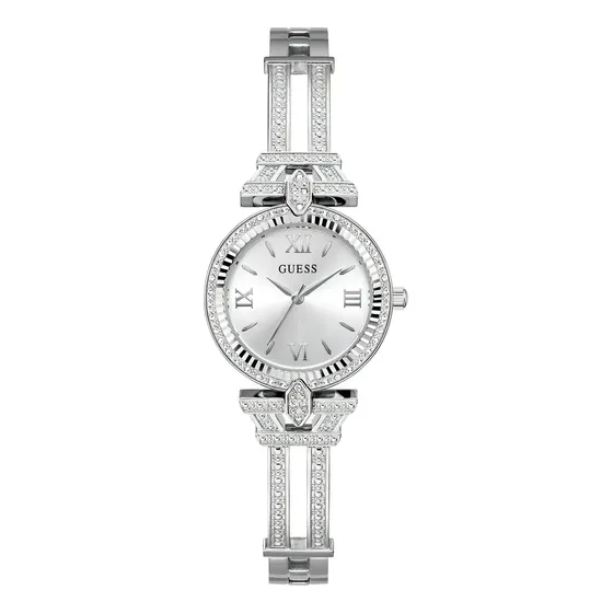 Reloj Guess Mujer Delphine Plateado Acero Inoxidable Plateado Plateado Plateado