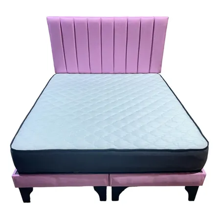Cama 2 Plazas Incluye Base-respaldo-colchon