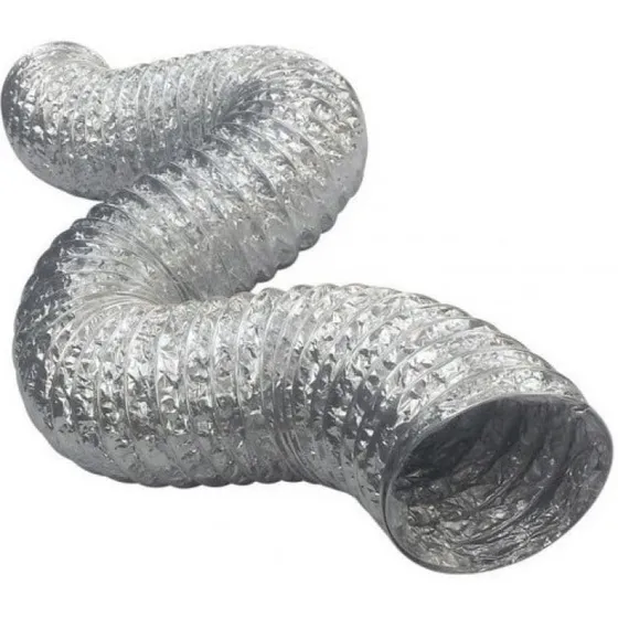 Conducto/ducto Flexible Metalico S/aislar 6 Pulgadas 7,6 Mts