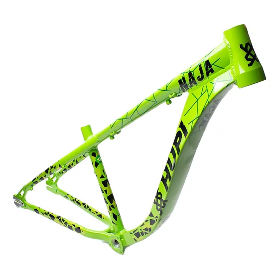 Quadro Hupi Naja V9 2025 Cor Verde - Gancheira Horizontal Tamanho Del Quadro M