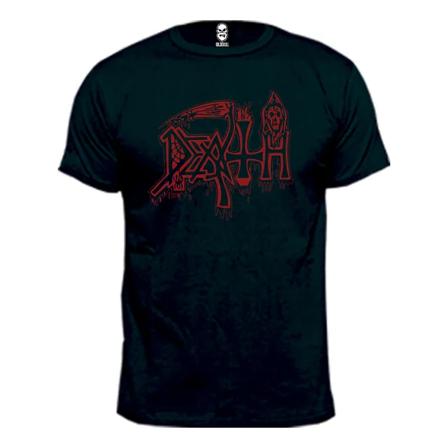Remera Death Logo Death Metal 100% Algodon Peinado Premium