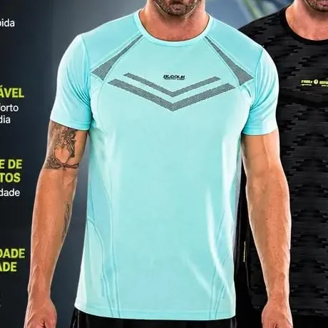 Kit 3 Camisas Dry Fit Masculino Treino Moda Premium