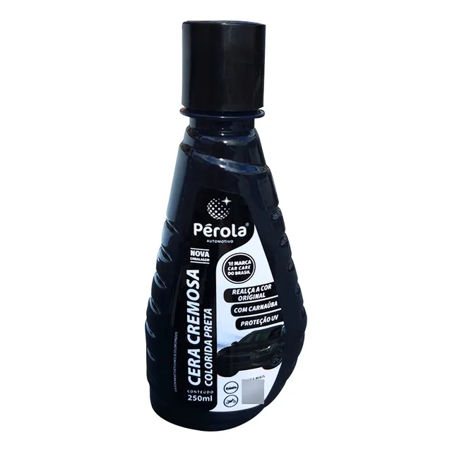 Pasta Colorida Preta Tira Riscado Moto/carro - 250ml