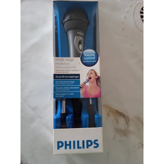 Micrófono Philips Sbcmd195 - Sonido Profesional