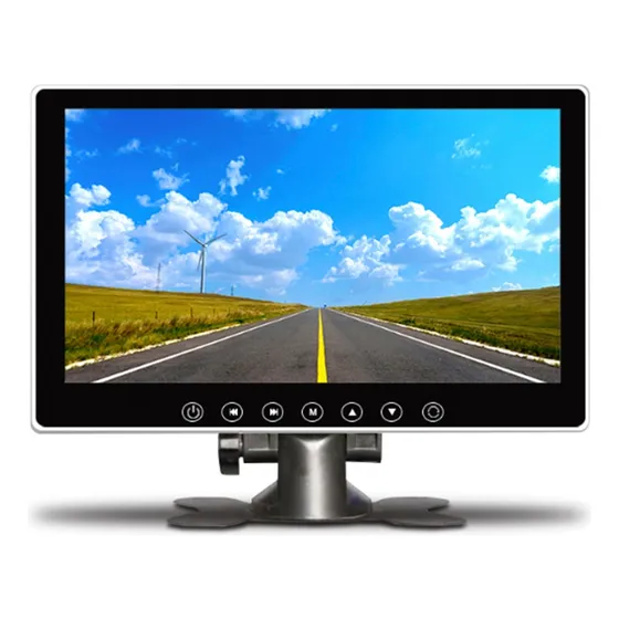 Monitor Led 10.1 1920x1080 Vga Hdmi Rca 12v 220v  Fullhd 