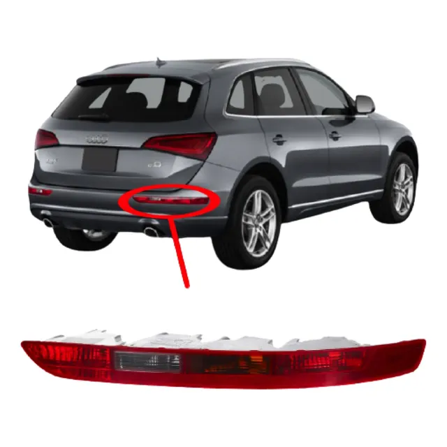 Refletor Parachoque Ré Audi Q3 2012 2013 2014 2015 Direito