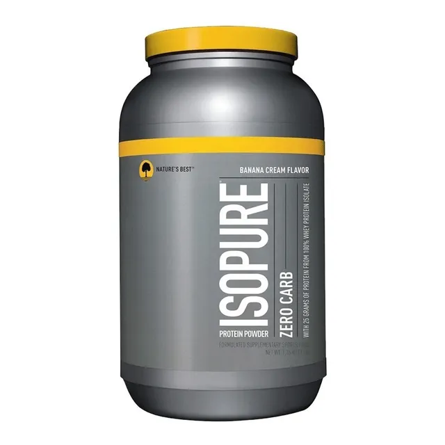 Suplemento Isopure Proteína sabor banana cream de 1.36kg - polvo
