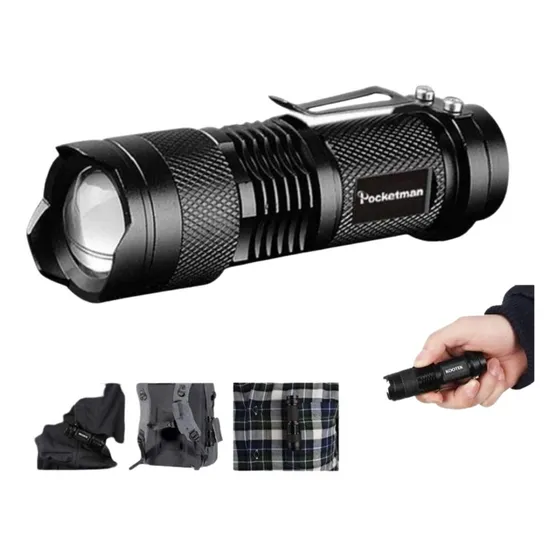 Linterna Táctica Led Cree Q5/ 3 Modos 7w 300lm