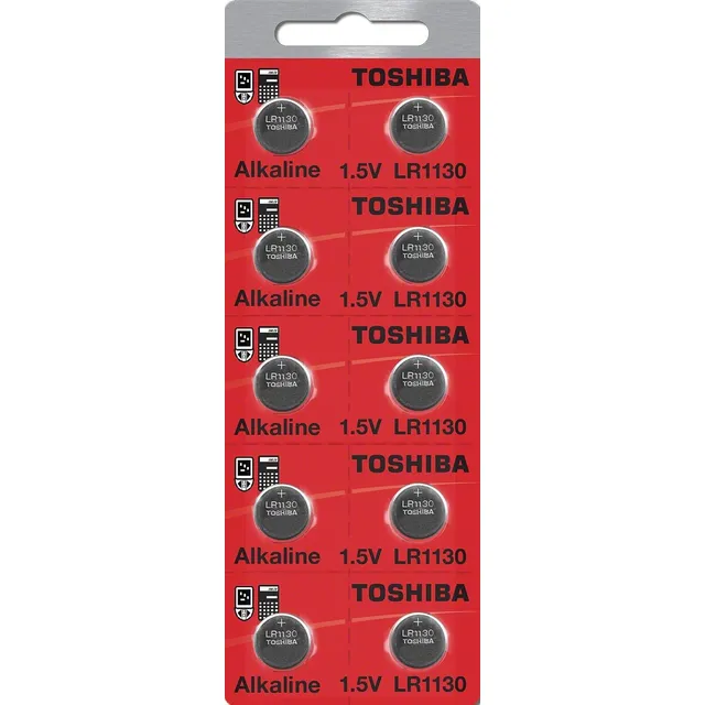 Combo X10 Pilas Batería Botón Toshiba Lr1130 1.5v Alcalina