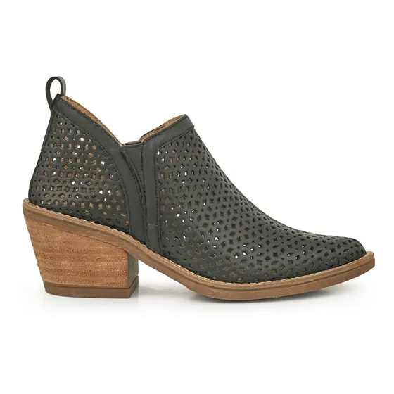 Bota Mujer Cuero Botineta Zapatos Taco Borcego Briganti Dama