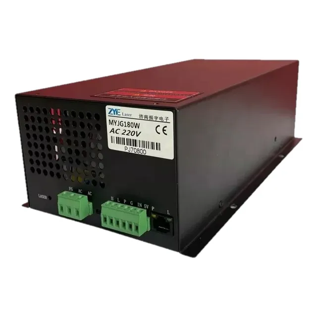 Fonte Laser Zye Myjg 180w Para Tubo Laser Co2 Máquinas Cnc