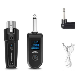1 Receptor Transmissor Sistema De Microfone Guitarra Sem Fio 1 Receptor Transmissor Sistema De Microfone Guitarra Sem Fio