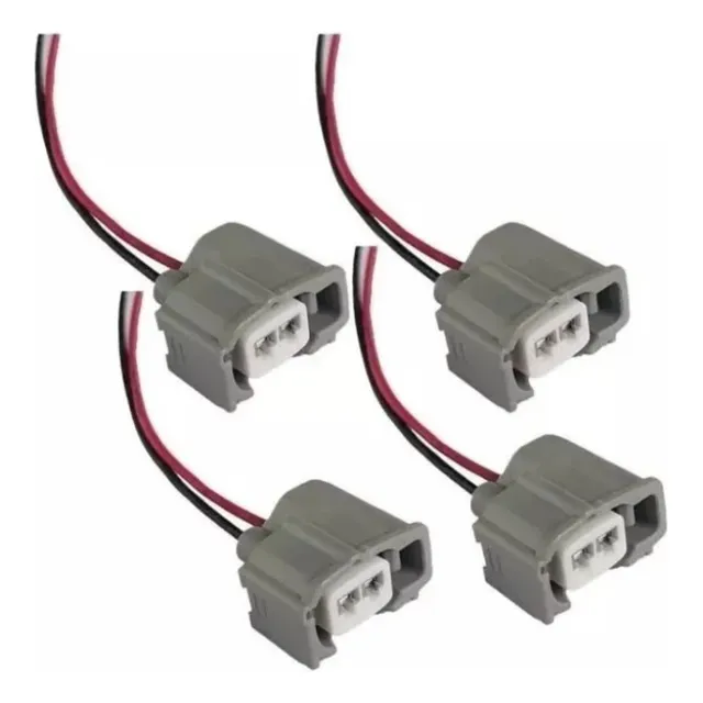 Conector Inyector Toyota Yaris, Corolla, (4 Unidades)