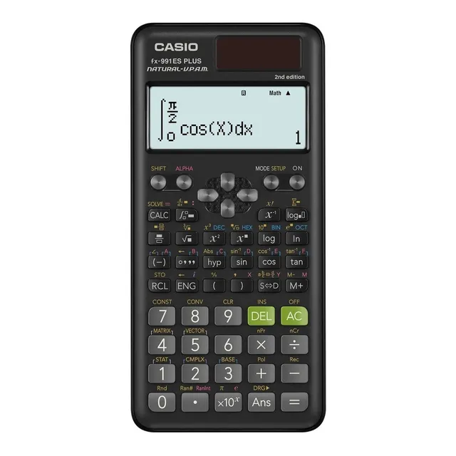 Calculadora científica Casio FX-991es 417 funciones color plateado