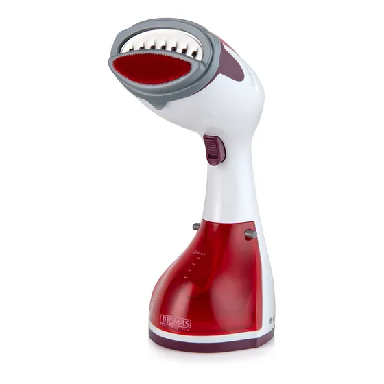 Plancha Thomas Th-7300 Acero Inox - Vapor Color Rojo