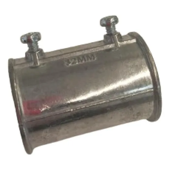 Copla Emt 32mm Con 2 Pernos 10 Unidades