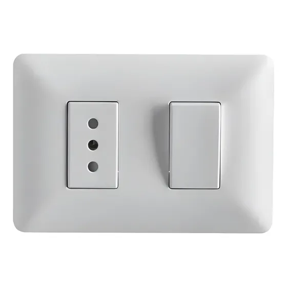 Interruptor Simple Con Tomacorriente Hembra  10a-250v Sec