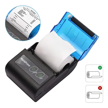 Mini Impresora Térmica Bluetooth Portátil De 58 Mm