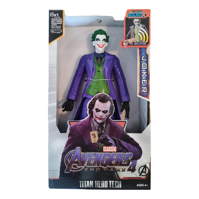 Muñeco Articulado Joker Guason Juguete Con Luz Sonido