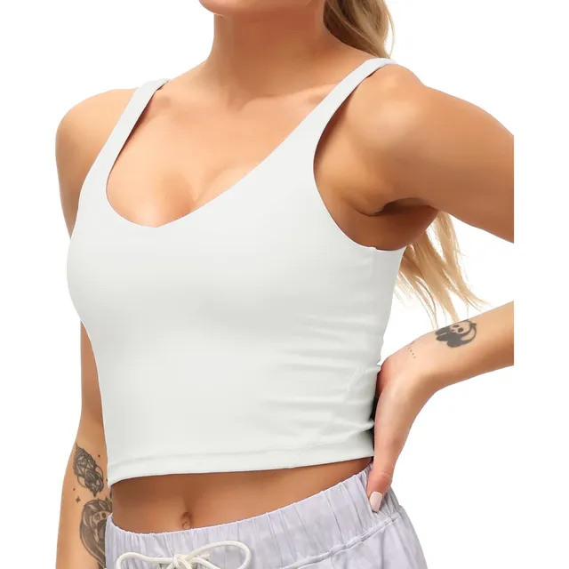 Dragon Fit Sujetador Deportivo Para Dama Corte Largo Sin