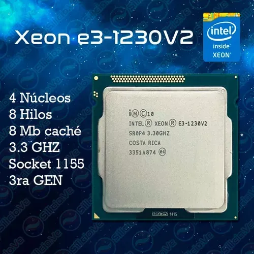 Procesador Intel Xeon E3 1230 V2 Socket 1155