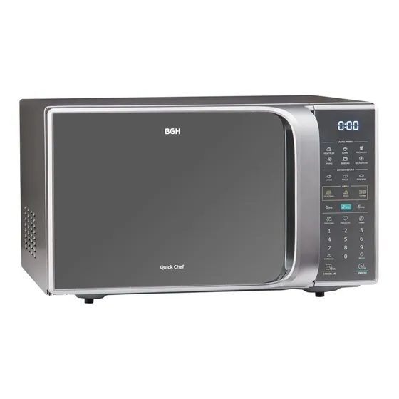 Microondas Grill Bgh Quick Chef B223ds20   Silver 23l 220v