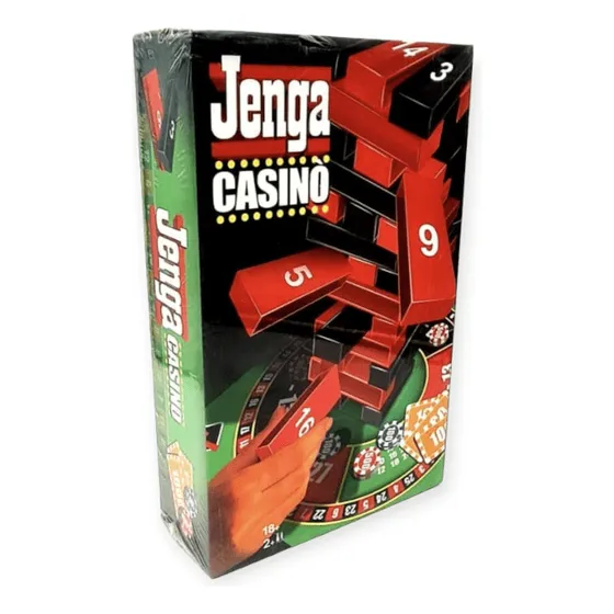 Juego De Mesa Jenga Casino Para La Familia Con 45 Bloques