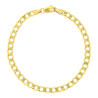 Pulso Pulsera Barbada Cuban Oro 10k Italy 3.5mm 18cm Y 21cm Pulso Pulsera Barbada Cuban Oro 10k Italy 3.5mm 18cm Y 21cm