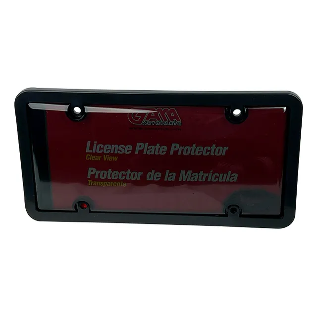 Cubre Placas Semi Ahumado Para Carros Pack 2 Unid