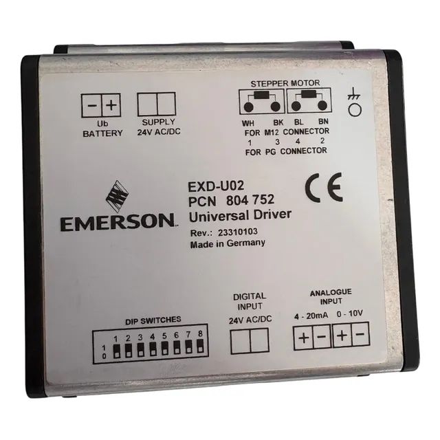 Exd-u02 Driver De Válvula De Motor A Paso Emerson Pcn 804752