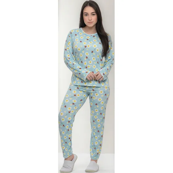 Pijama Inverno Feminino Malha Suede Confortável