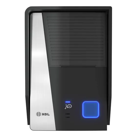 Interfone Porteiro Eletronico Advance 2b Branco Hdl Cor Preto 127/220V